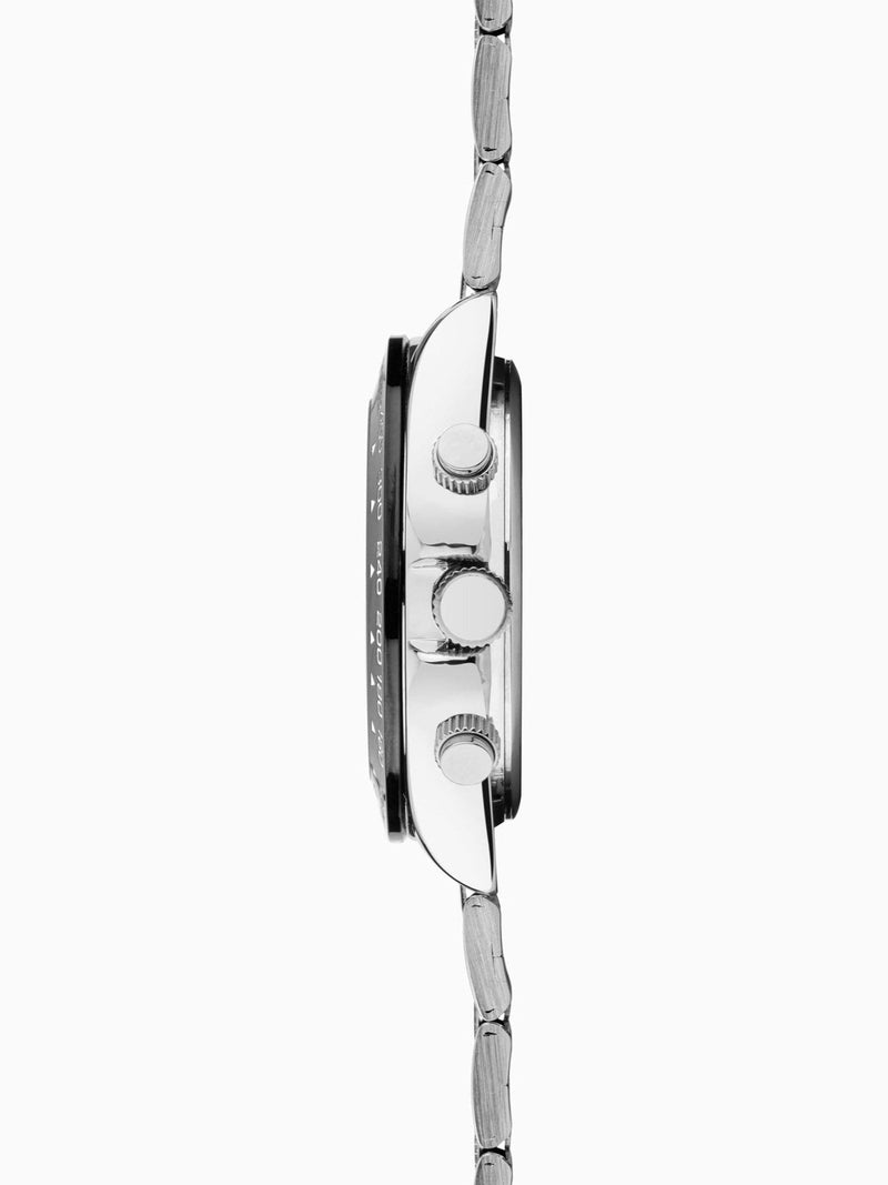 Sekonda Silver Tone Circuit analogue watch 39mm (British brand)