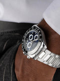 Sekonda Silver Tone Circuit analogue watch 39mm (British brand)