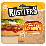 Rustlers ultimate chicken sandwich sesame bun 150g, imported from the UK