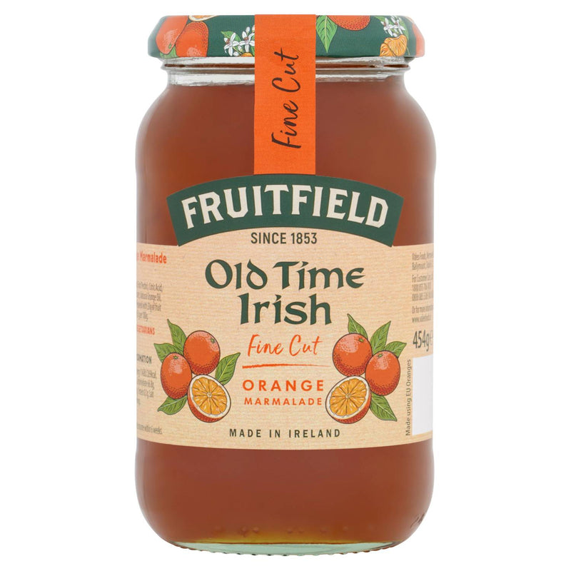 FruitField fine cut orange marmalade 454g (British brand)