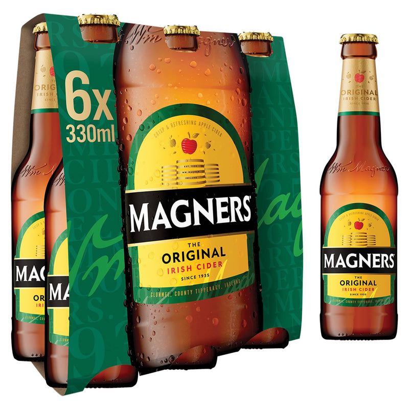Magners Original Irish cider 6 x 330ml, imported from the UK