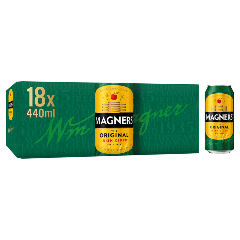 Magners Original Irish Cider 18 x 440ml, imported from the UK