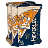 Heverlee Premium Pilsner 4 pack 440ml cans, imported from the UK