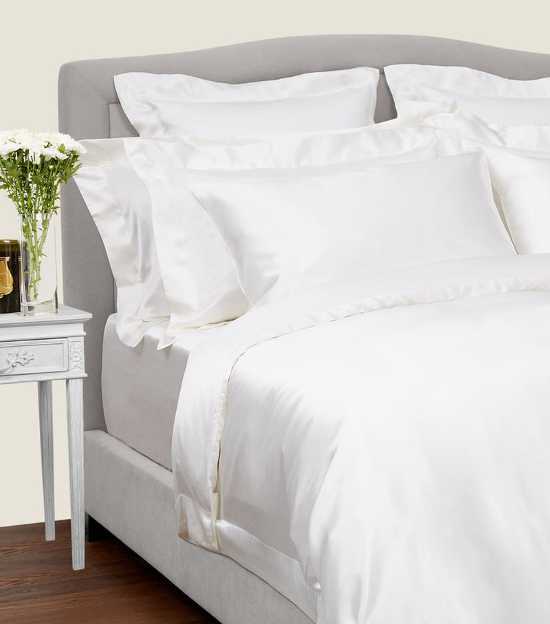 Gingerlily silk double duvet cover 200cm x 200cm - British product