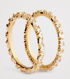 Suzanne Kalan yellow gold and diamond tech ring jackets size 8.5 (British brand)