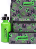 Vanilla Underground Minecraft Creeper 4-piece backpack set, imported from the UK