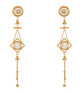 Harrods Balmain Monogram Pendant Earrings- Buy online at McGrocer