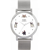 Superdrug Toff London White Ladies French Bulldog Batons Watch- Buy online at McGrocer
