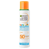 Superdrug Garnier Ambre Solaire SPF50 Sensitive Anti-Sand Mist 150ml Sun Cream- Buy online at McGrocer