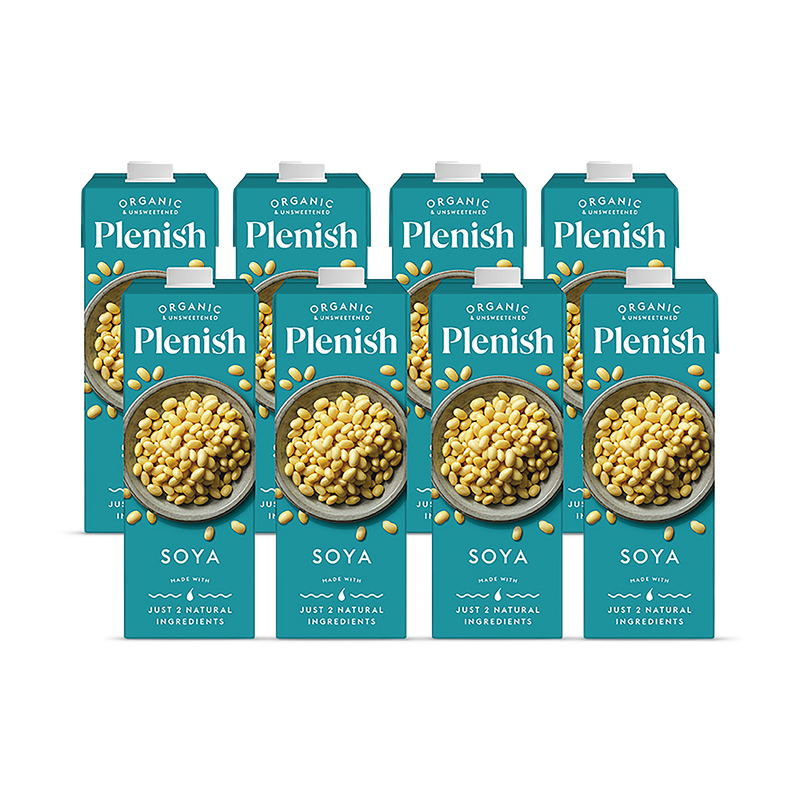 Organic High Protein Soya Milk Alternative 8 x 1L