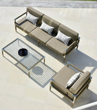 Indian Ocean Marina Outdoor 3-Seater Sofa, UK version