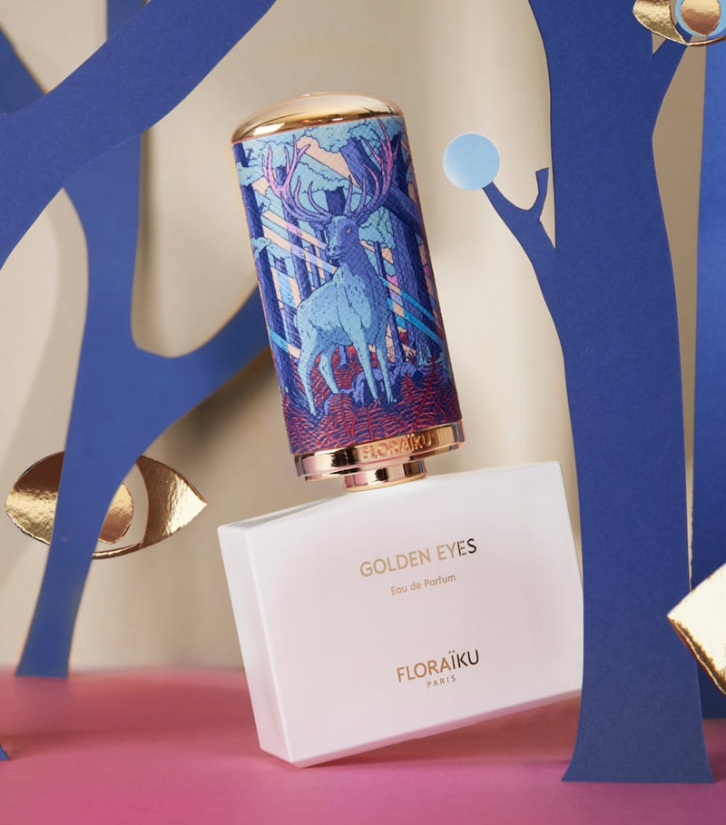 Floraiku Golden Eyes eau de parfum gift set 50ml - British product