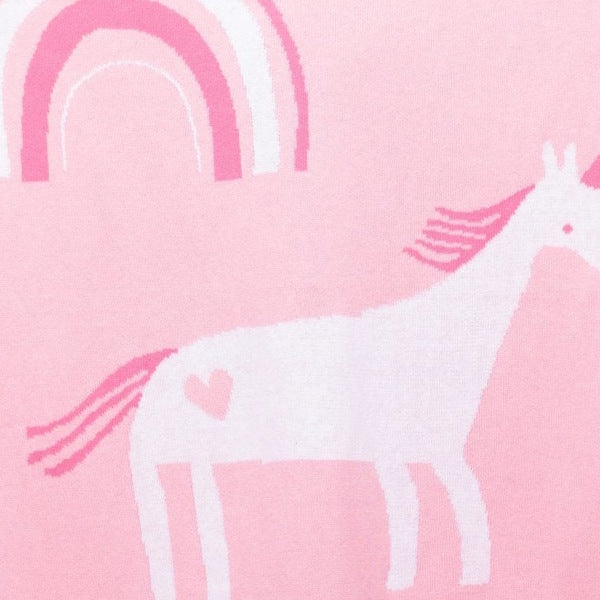 Ziggle Unicorn Land Pink blanket 90x70cm (British brand)