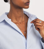 Anita Ko white gold diamond palm leaf necklace - British product