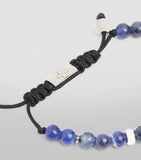 Nialaya dumortierite beaded bracelet (British brand)