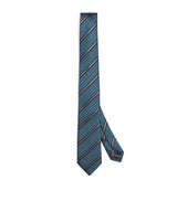 Harrods Giorgio Armani Silk Regimental Stripe Tie - 7cm- Buy online at McGrocer