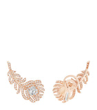 Boucheron rose gold Plume de Paon ear clips (British brand)
