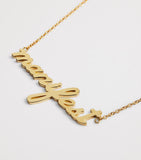Jennifer Meyer yellow gold manifest necklace - British product