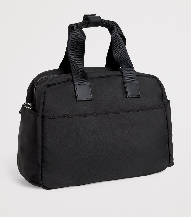 Givenchy kids canvas changing bag with embossed logo and accessories, 30x42x16cm, UK version