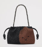 Loewe medium beaded lion flamenco clutch bag, UK version