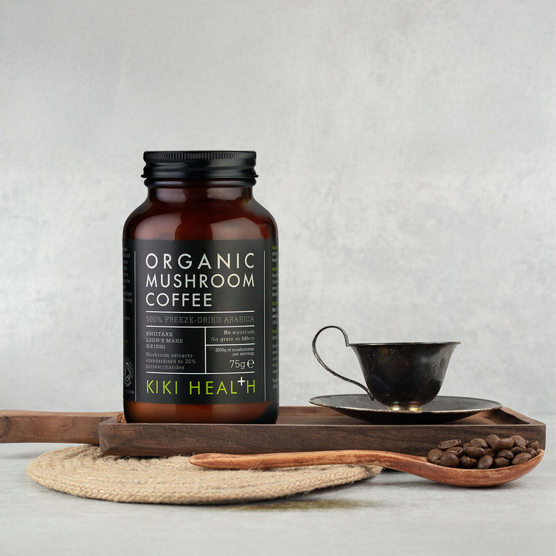 KIKI Health Organic Mushroom Extract Coffee 75g, UK version