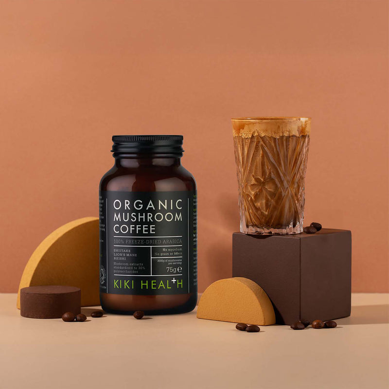 KIKI Health Organic Mushroom Extract Coffee 75g, UK version