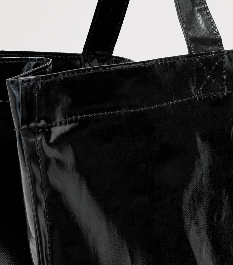 AllSaints large laminated tote bag in recycled polyester - British product