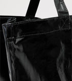 AllSaints large laminated tote bag in recycled polyester - British product