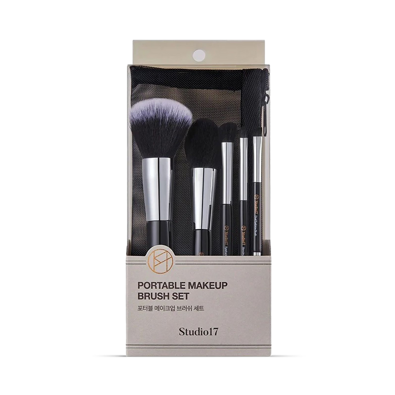 STUDIO17 portable makeup brush set, UK version