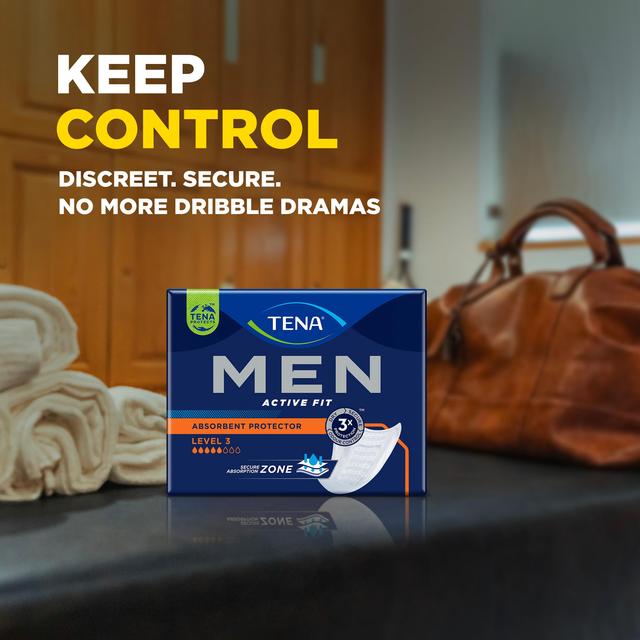 Tena for Men Incontinence Absorbent Protector Level 3    8 per pack GOODS M&S