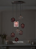 Pink Hampton Cluster glass shade spare part, imported from the UK