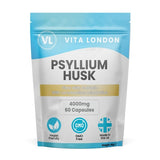 Superdrug Vita London Psyllium Husk Fibre Supplement with Probiotic 60 Capsules- Buy online at McGrocer