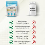 Vita London psyllium husk supplement with probiotic 60 capsules, UK version