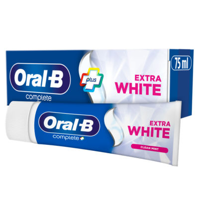 Oral-B Extra White toothpaste 75ml, imported from the UK