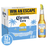 ASDA Corona Cero 0% Alcohol Free Premium Lager Beer 12x330ml- Buy online at McGrocer
