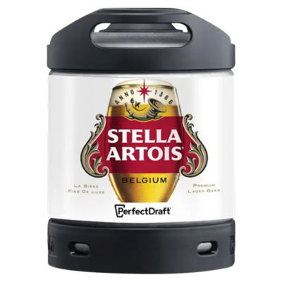 Stella Artois Premium Lager PerfectDraft 6L, UK version
