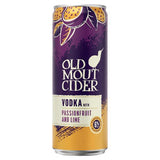 Old Mout cider vodka cocktail passionfruit lime 330ml (British brand)