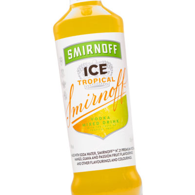Smirnoff Ice Tropical tropical vodka 70cl (British brand)