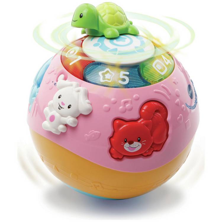 Vtech Crawl and Learn Ball pink baby toy - British product