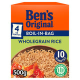 ASDA Ben's Original Boil In Bag Wholegrain Rice 4 x 125g- Buy online at McGrocer