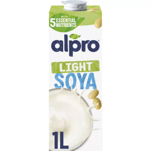 Alpro Soya Light Dairy Free Milk Alternative 1 Litre
