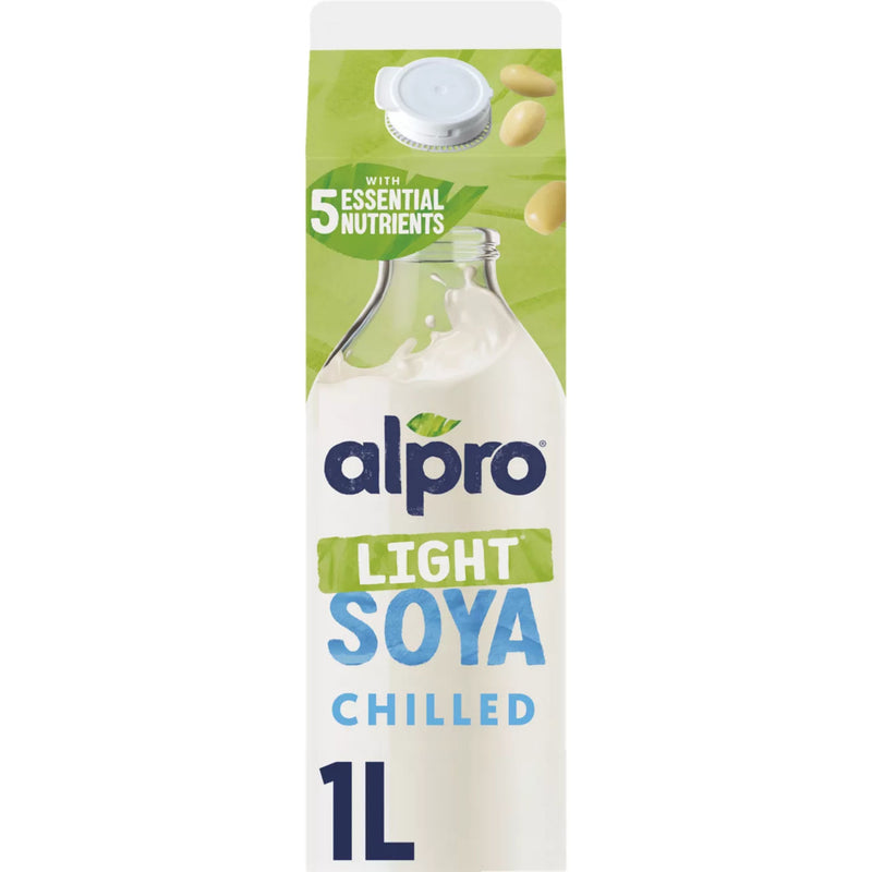 Alpro Soya Light Dairy Free Milk 1L - British product