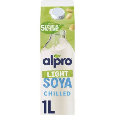 Alpro Soya Light Dairy Free Milk 1L - British product