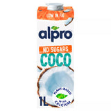 Alpro Kokosnøtt uten sukker og melkefri drikke 1 l