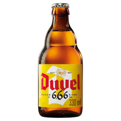 Duvel 666 Belgian Blond beer 330ml - British product