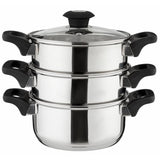 Argos Russell Hobbs 18cm 3 Tier Stainless Steel Steamer- Buy online at McGrocer