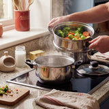 Russell Hobbs stainless steel 3 tier steamer 18cm, imported from the UK