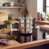 Russell Hobbs stainless steel 3 tier steamer 18cm, imported from the UK
