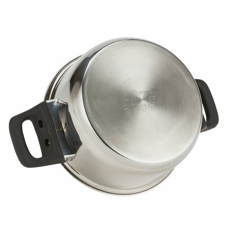 Russell Hobbs stainless steel 3 tier steamer 18cm, imported from the UK