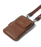 Aspinal of London leather cross-body phone pouch (British brand)